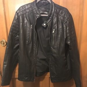 Men’s Express Leather Jacket. Size Large.